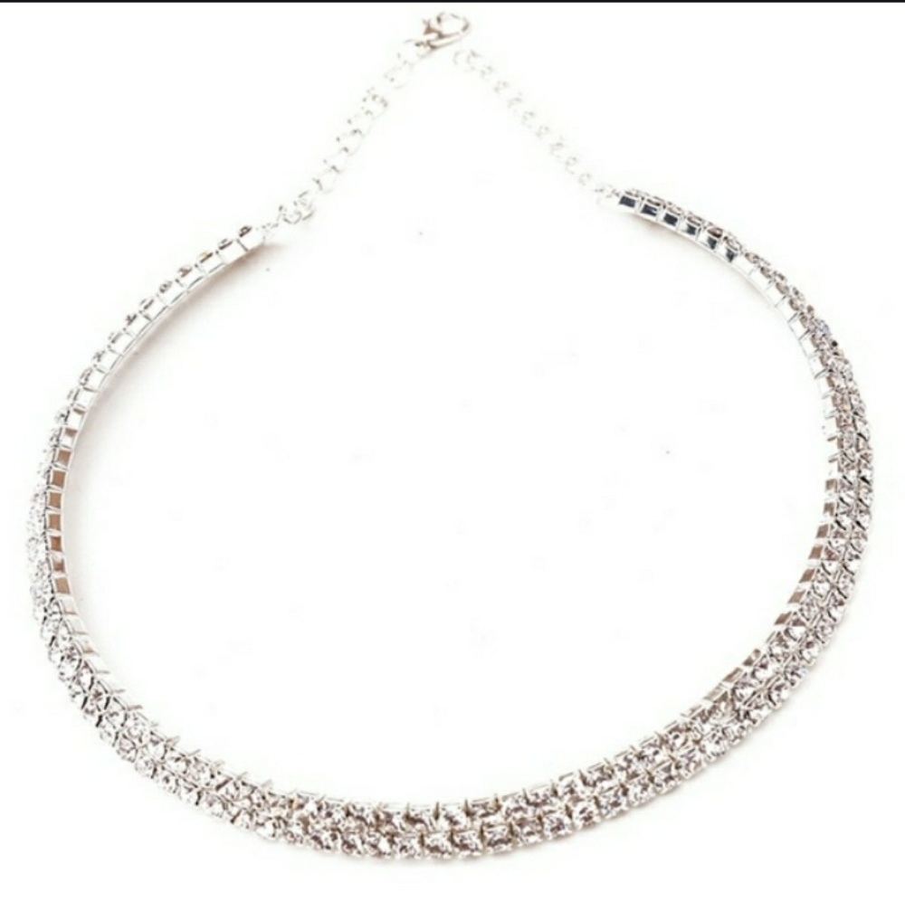 Fashion Statement Rhinestone Choker